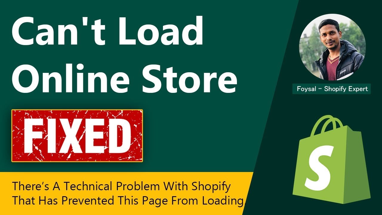 Can’t Load Online Store | Shopify Website Not Working ✅ Fixed