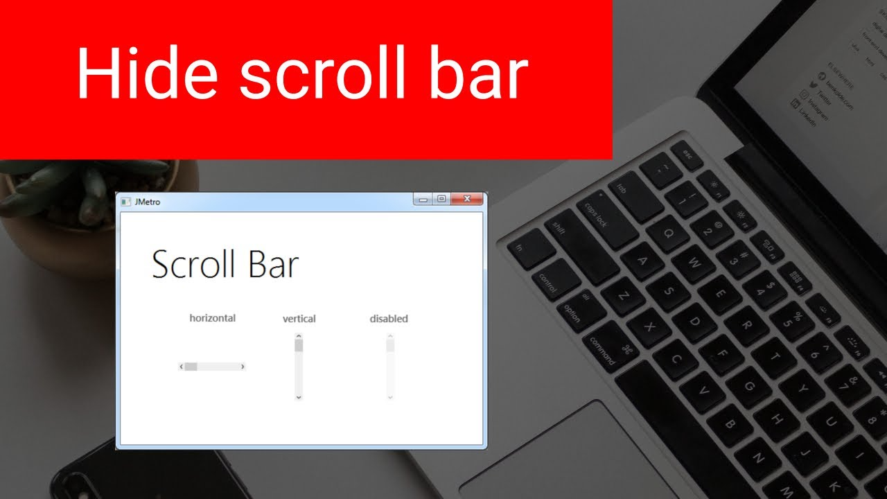 How to Hide Scrollbar With Scroll Enabled Using CSS