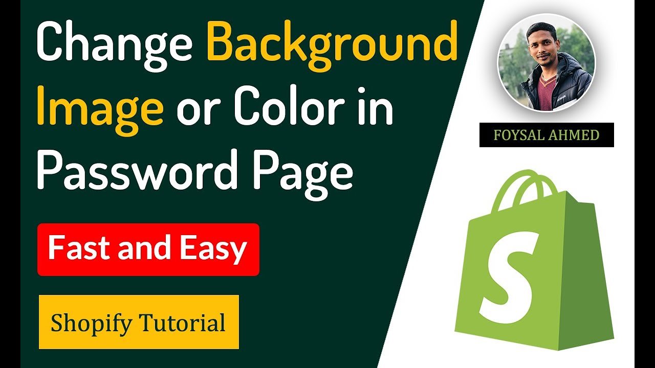 How to Change Background Image or Color on Password Page 