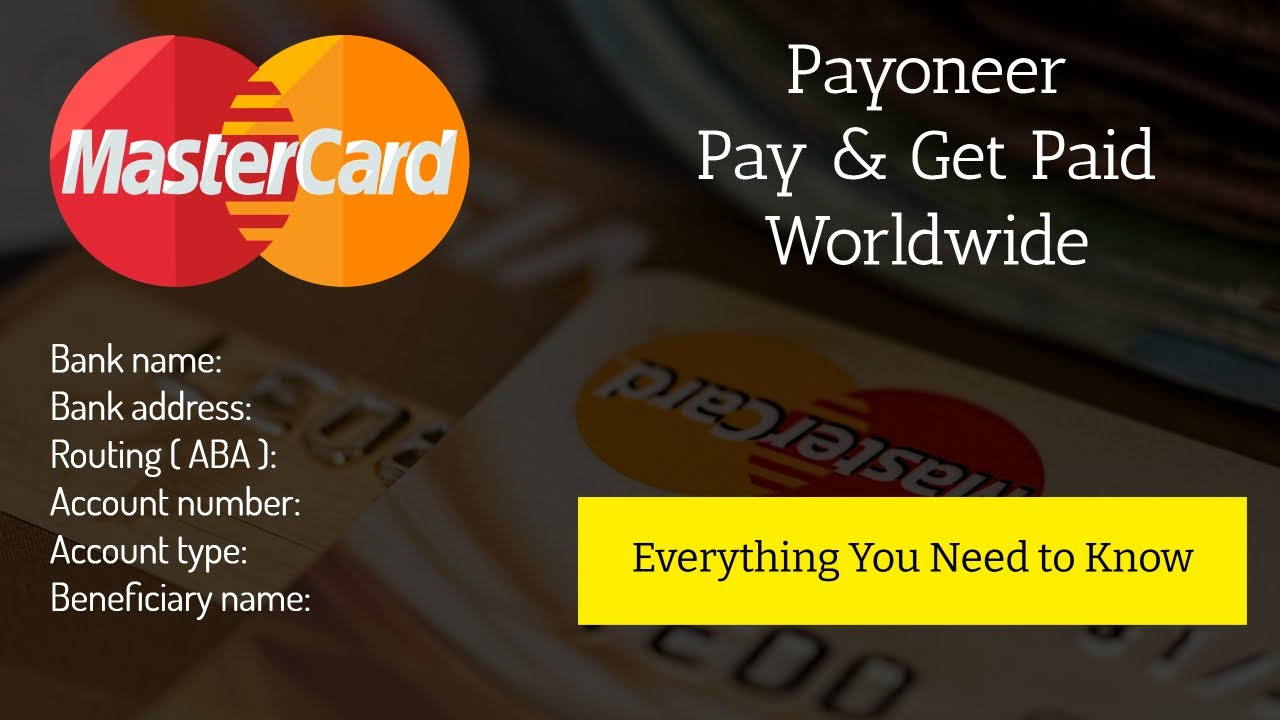 Payoneer Account 💲 Everything You Need to Know.