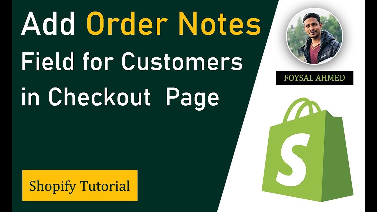 Adding a “Note” Field for Customers in Cart Page for Shopify