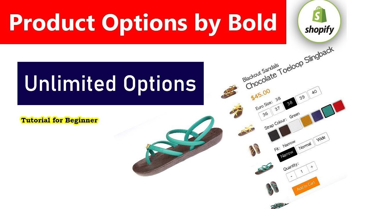 How to Add Advanced Product Options on Shopify