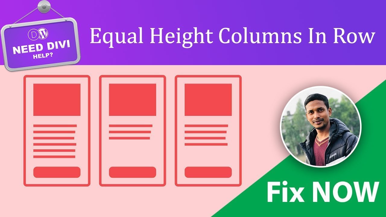 How to Create Equal Height and Width Columns