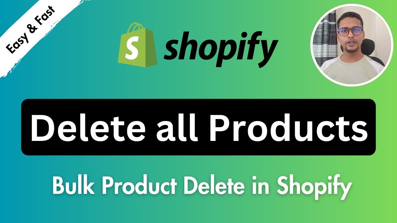 How to Delete all Products from Shopify Store