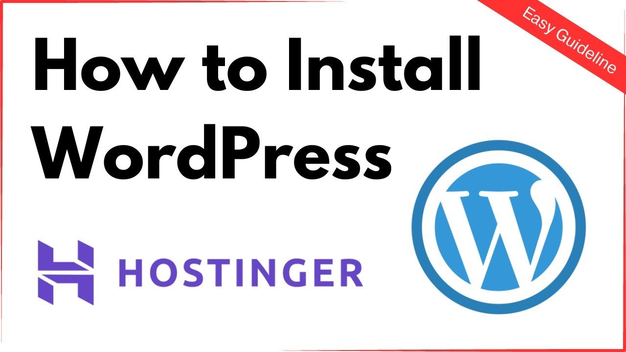 How to Install WordPress in Hostingger Hosting