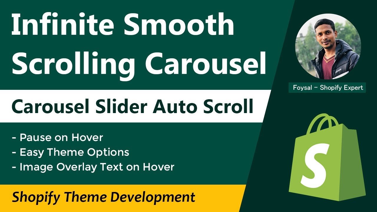 Infinite Smooth Scrolling Carousel in Shopify 