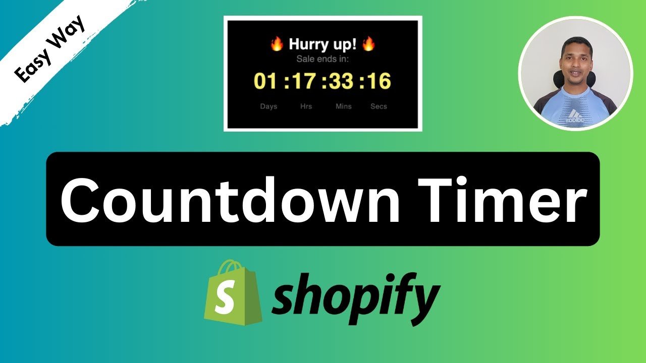 How to Add Countdown Timer to Shopify Product Page 2024 