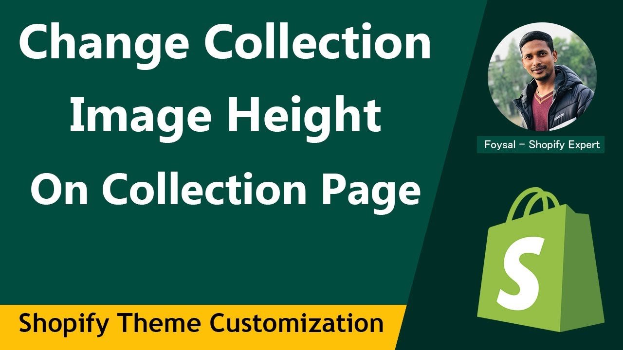 How To Change Collection Image Height On The Collection Page