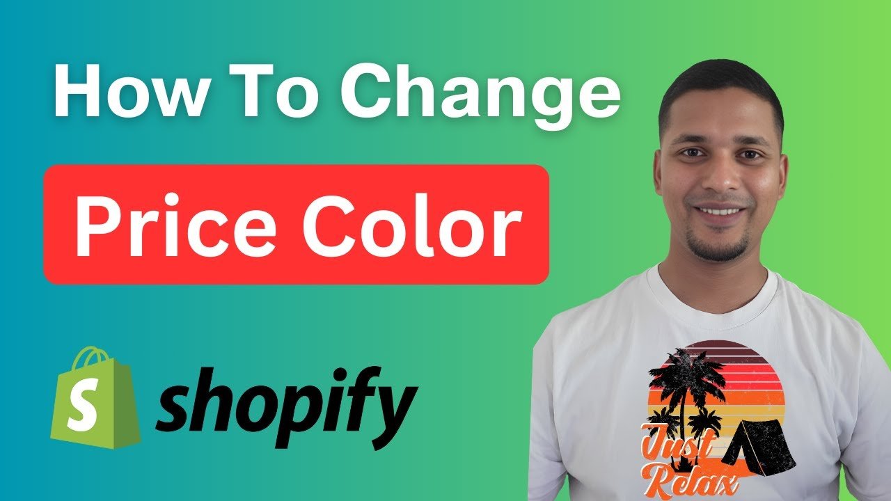 How To Change Price Color In Shopify