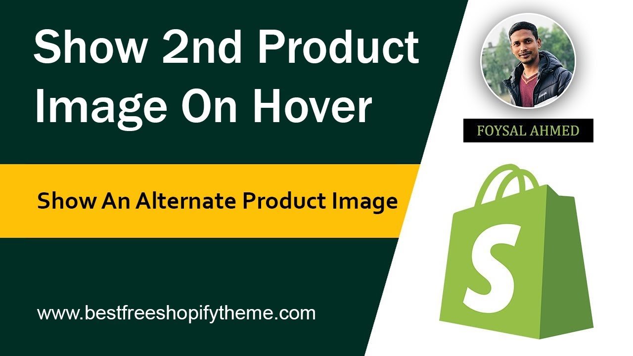 How to Show Second Product Image On Hover in Shopify 