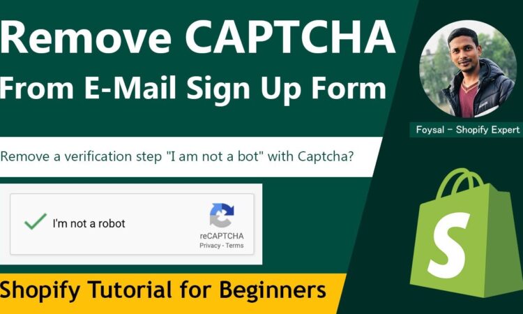 Remove CAPTCHA from Email