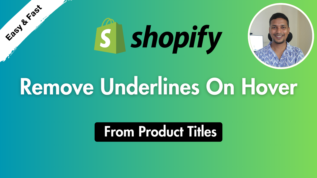 How To Remove Underlines On Hover From Product Titles In Shopify