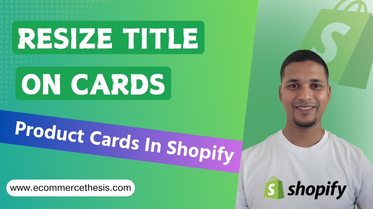 How To Resize Product Title On Product Cards In Shopify