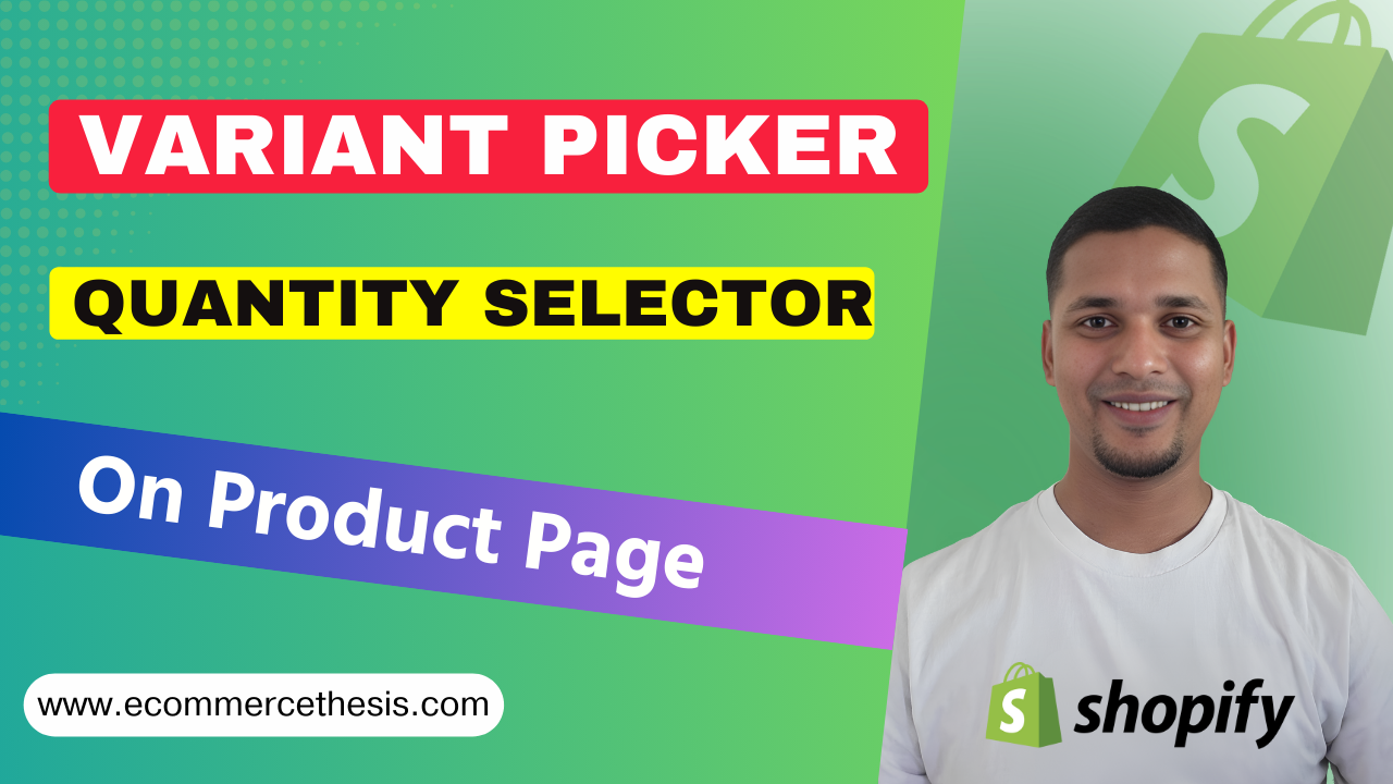 How To Center Variant Picker & Quantity Selector On Shopify Product Page (Desktop)