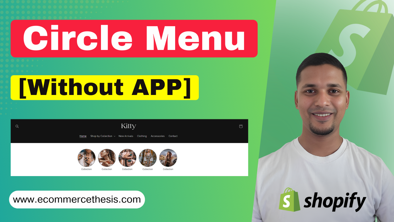 How To Add Circle Menu in Shopify [Without APP]