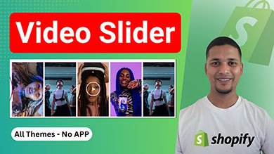 How To Add Video Carousel Slider in Shopify Without APP