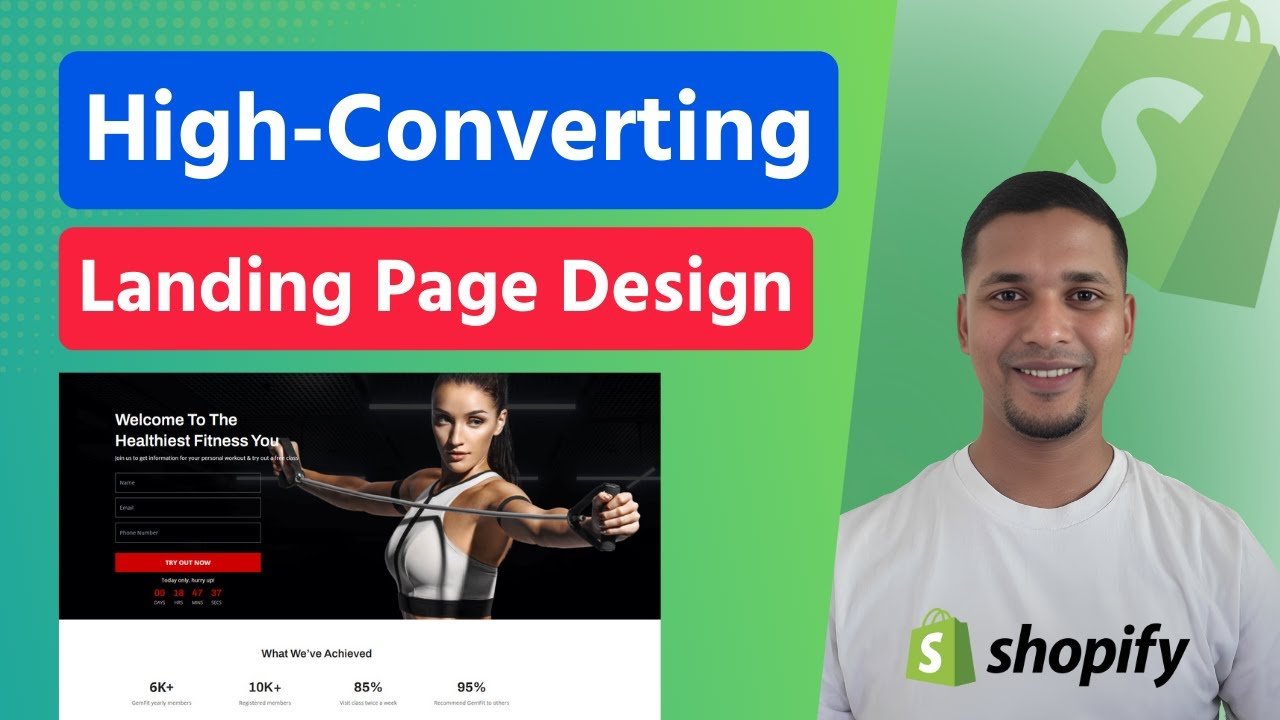 How to Design a High-Converting Landing Page in Shopify